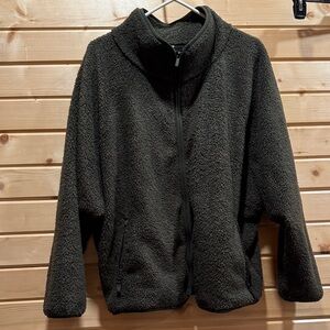 All in Motion Olive Green Fleece Jacket